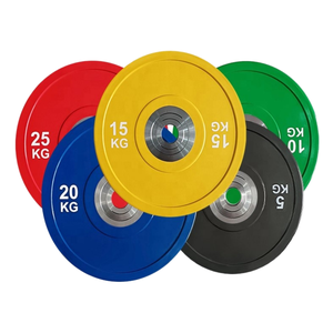 Custom Logo Competition Weight Lifting Rubber Barbell Bumper Plates