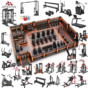 200-300sqm Commercial Gym Equipment Full Set