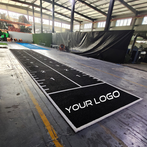 Custom Synthetic Turf Gym Flooring Sled Track