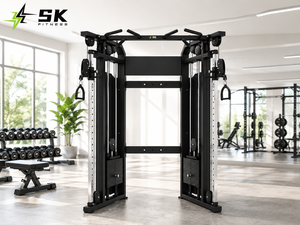 SK Heavy Duty Functional Trainer Cable Crossover Machine Commercial Strength Training Equipment with Dual Weight Stacks